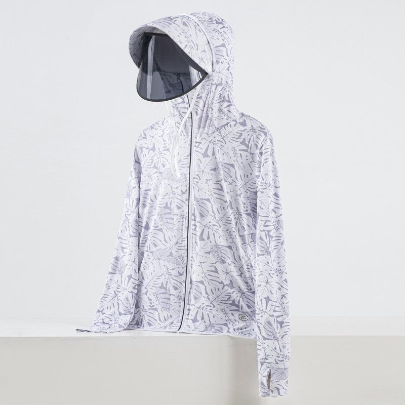 

Унисекс Куртка для альпинизма с защитой от солнца: Летний ледяной шелк, легкий скинвейр для пар 2X-Large