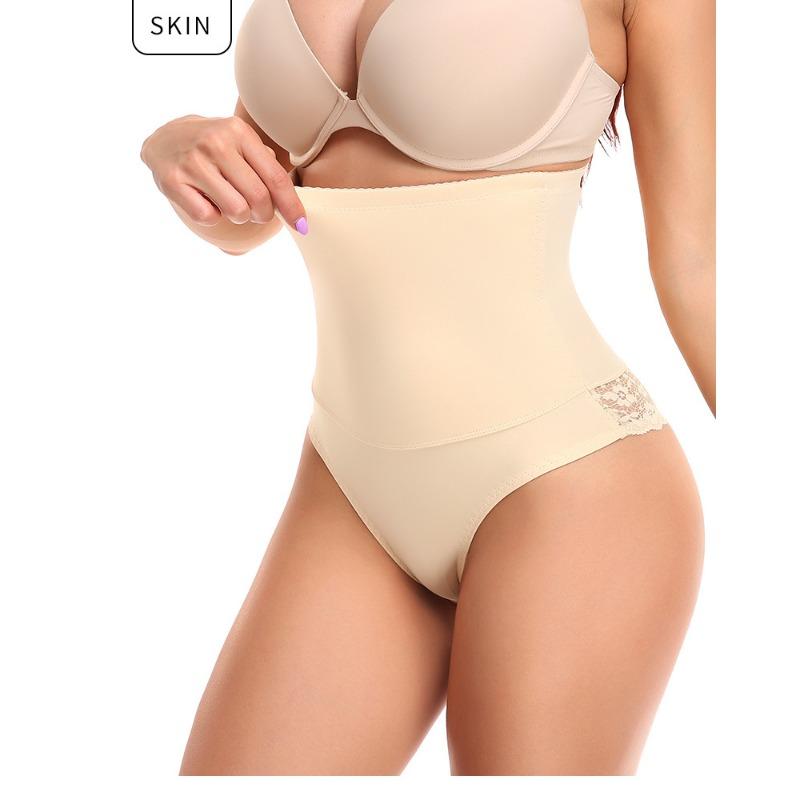 Women S High Waist Lace Tummy Control Shapewear Panties Large Size