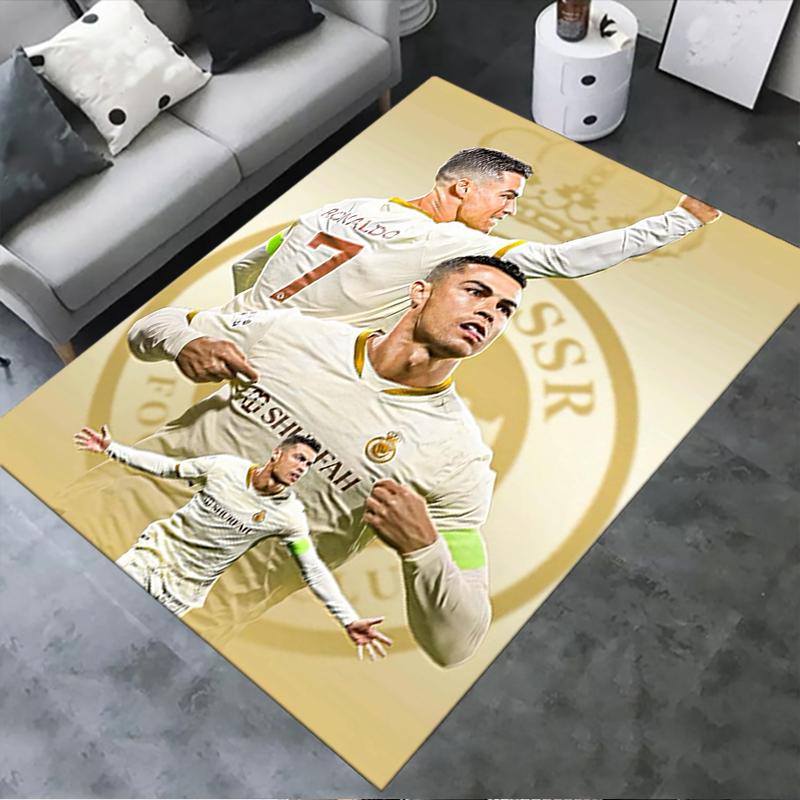 2025 Nieuw C Ronaldo Tapijt Vloerkleed voor Woonkamer Slaapkamer Huis Bank Decoratie, Kinderen spelen Antislip Vloermat25