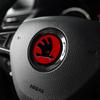 Samolepka na auto 47mm Samolepka na volant do interiéru auta Dekorační doplňky Pro Skoda Superb Octavia Rapid Kodiaq Kamiq Karoq Fa