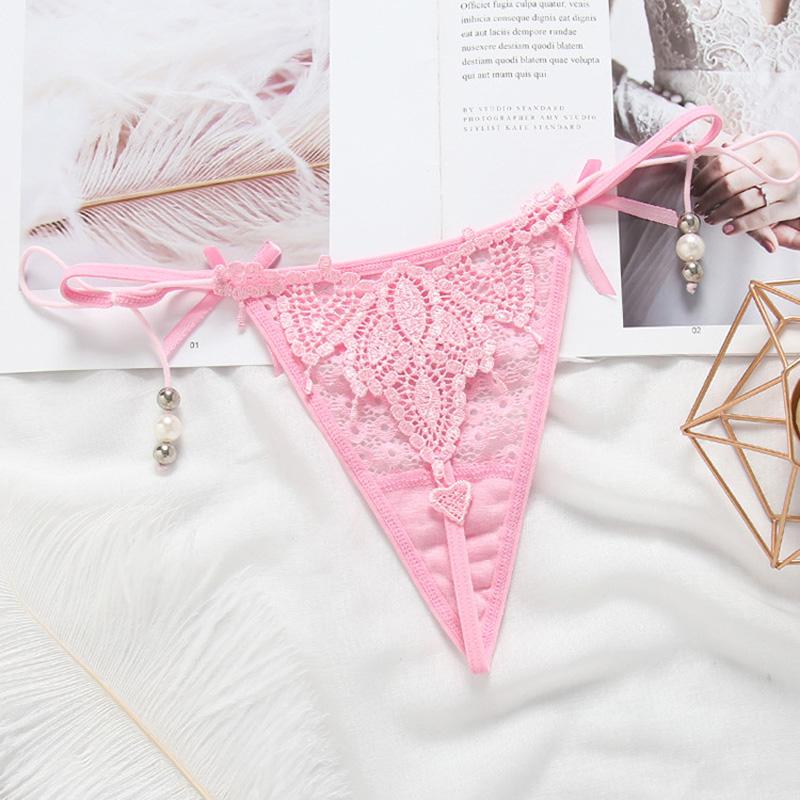 Erotyczne majtki Najnowsze seksowne damskie stringi Hollow haftowane stringi z niskim stanem stringi damskie seksowna bielizna majtki duży rozmiar