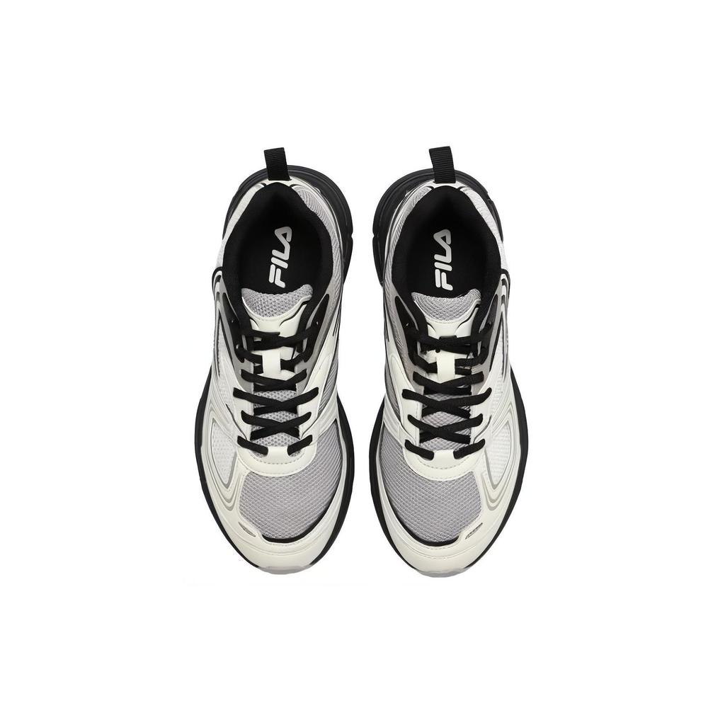 FILA Interrun Retro Trend Mesh Synthetic Leather Low-Top Casual Running Shoes Unisex sneakers White 1RM02699G-013