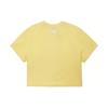 New MLB Crop Tops Women's Yellow 3FTS11023-50YEL