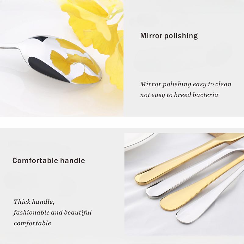 HANYANG 1010 Stainless Steel Cutlery Set Creative Colourful Western Steak Knife, Fork and Spoon Hotel Gift Colorful Box Set