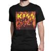 Harajuku T-Shirt Summer Ace Frehley Spaceman Kiss Band Popular T-Shirts  Pure Cotton Tshirt Men Fun Pattern Short Sleeve Top Tee