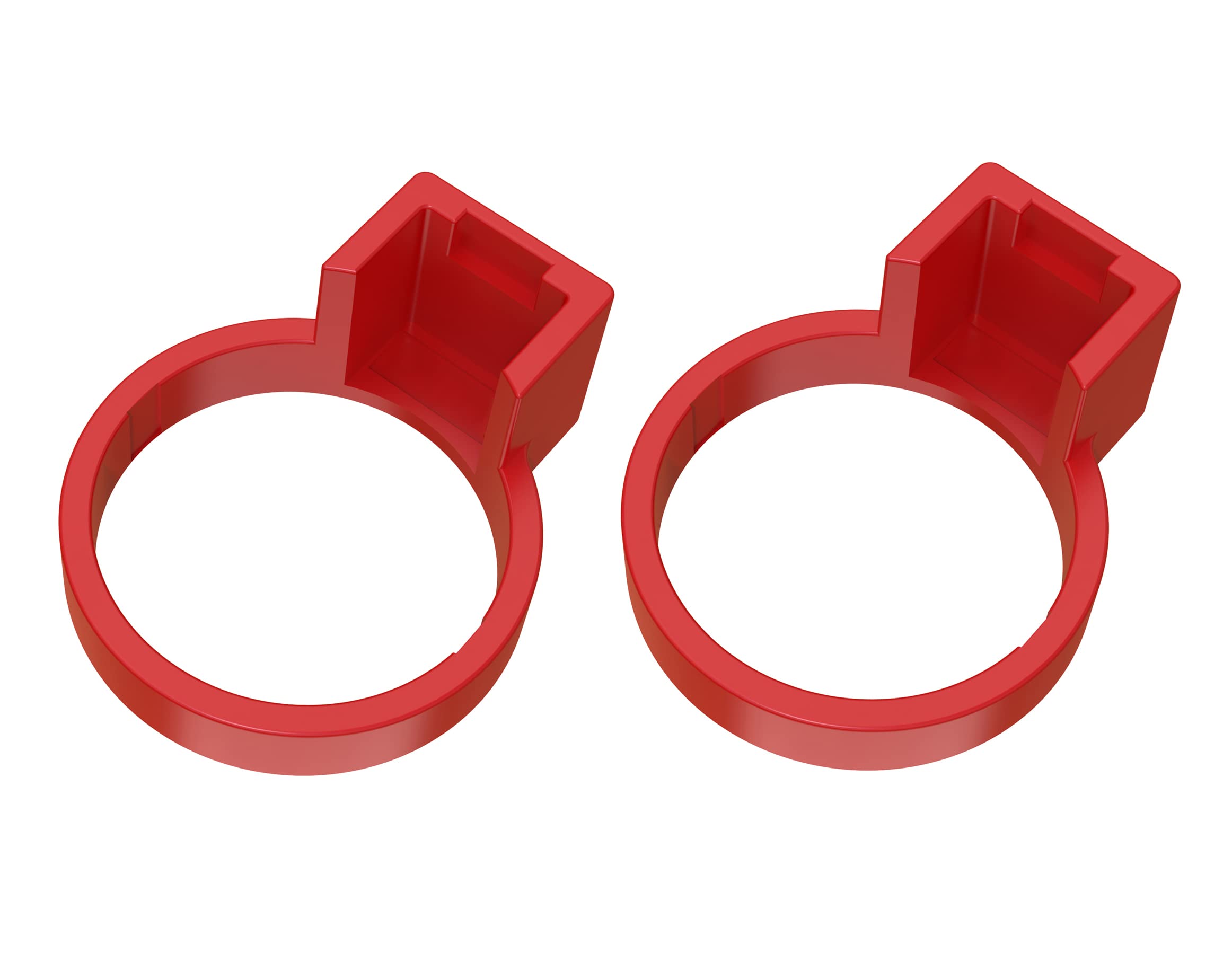 

Блокировка зарядного устройства Tesla Model 3/Y для адаптера J1772 (Совместим с адаптерами без фланца) [Красный][2 шт.]