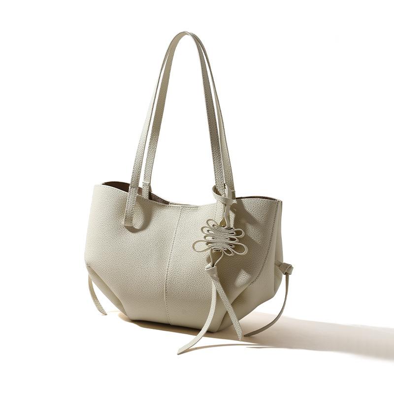 Genuine Leather Tote Bag Large-capacity Handbag Commuter Fashion Single-shoulder Bag