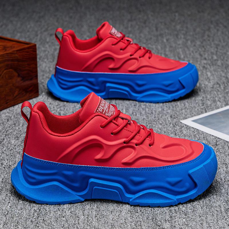 Fashion 2025 Fashion Versatile Trendy Shoes Men Outdoor Thick Soled Anti Slip Running Shoes Breathable Comfortable Sneakers Men Zapatos
