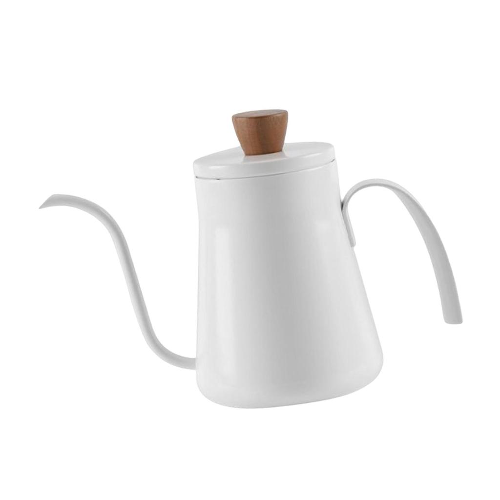 Coffee Kettle 400ml, Long Narrow Drip Teapot, Induction Cooker Kettle,