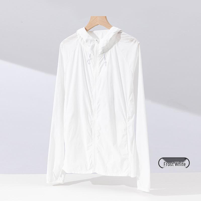 Lightweight Unisex Ice Silk Sun Protection Hooded Jacket - Breathable, Comfortable for Outdoor Wear
