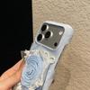 Ins-Style Lace Flower Phone Case - Compatible with Apple iPhone Models 17, 16 Pro Max, 15 Pro, 14, 13, 12