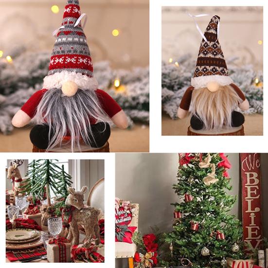 Weihnachtsmann, Zwerg, Wald, gesichtslos, Anhänger, Puppe, Zuhause, Café, Urlaub, Dekor, Geschenk, Spielzeug