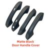 YOYO Matte black Retrofit Car Accessories Door Handle Cover Trim Paste Style For Volkswagen Golf 8 MK8 GTI    2024