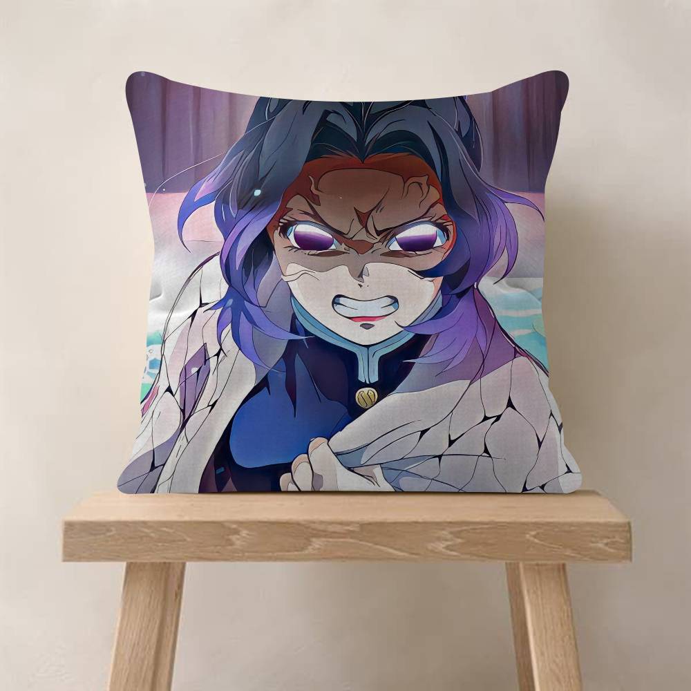 Cute KKocho ANIME Shinobu  Pillow Gift Home Office Decoration Pillow Bedroom Sofa Car Cushion CoverPillow Case