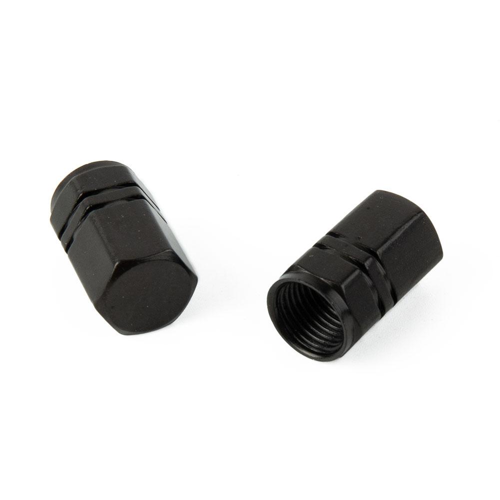 4pcs Tire Valve Black Aluminum Rims Stem Tyre Cover