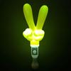 Light-Up Heart & Pentagram Glow Stick with Sound Shaker for Creative Activities