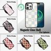 Fresh Checkerboard Wireless Charging Phone Case Compatible with iPhone 17/16/15/14/13/12/11