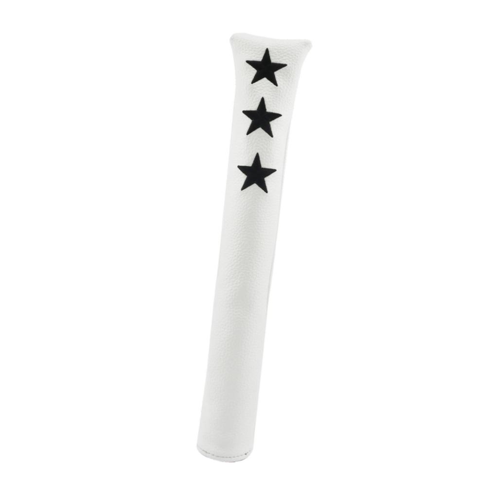 Golf Alignment Stick Cover Aiming Exercise PU Leather Golf Training Sticks Sleeve Equipment Supplies Golf Indicator Rod Holder