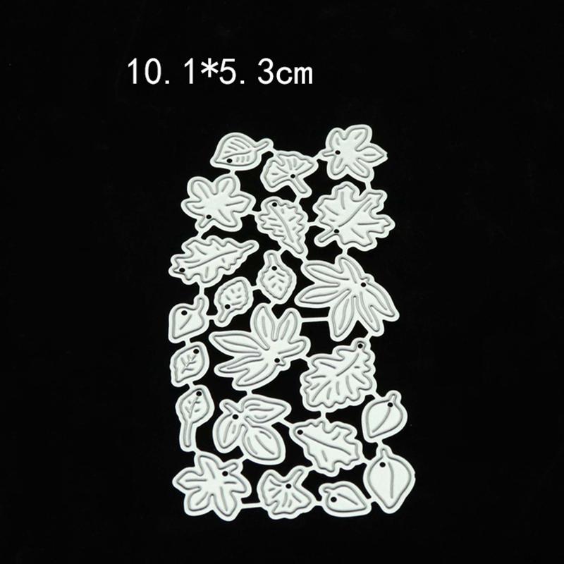 Leaves Metal Cutting Dies Stencil For Scrapbooking Paper Cards Embossing