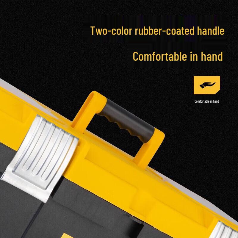 Deli 23-inch Outdoor Metal Buckle Toolbox