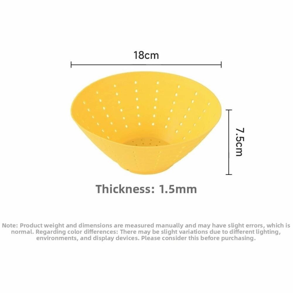 Silikon Abtropfschüssel Weich Sauerkrautwasser Auspressen Langlebig Obstsieb