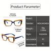 Cat Eye Glasses Gradient Color Frame Transparent Lens Computer Glasses Color Block Women