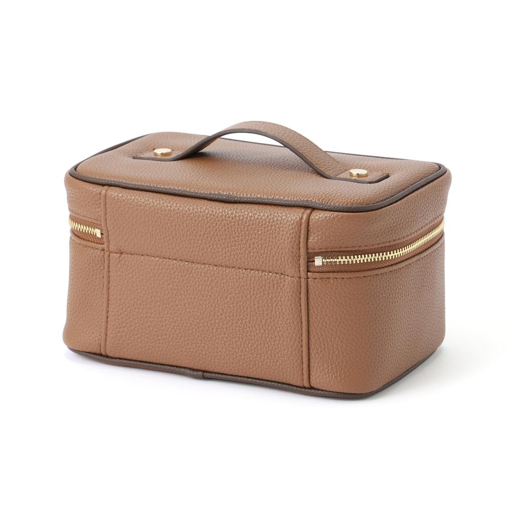 Francfranc Francfranc Vanity Brown Two-tone Pouch, Small,