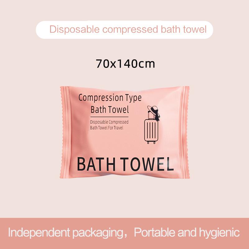 Portable Disposable Compressed Towel - Thickened Facial Cleansing & Bath Towel with Individual Packaging
