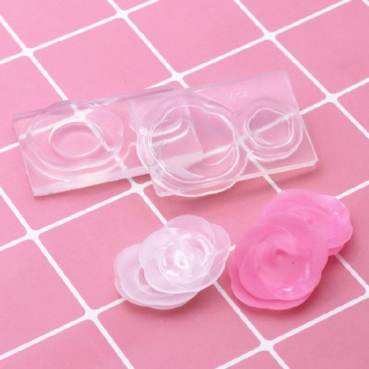 Silicone Handmade Pendant Molds Crafting Supplies Small Flower Shape for Resin Art Crafting and Home Decorating Projects