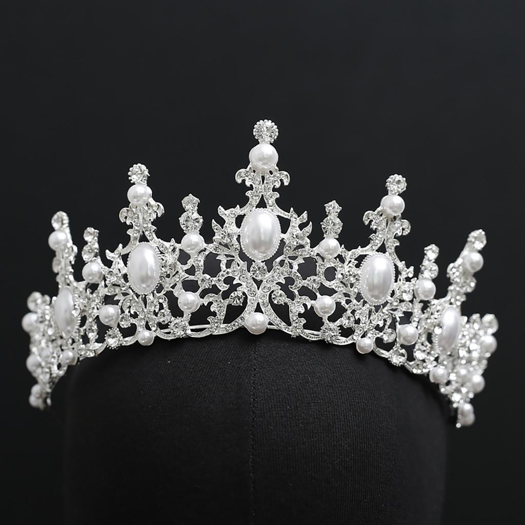 Crown Tiara Bridal High End Rhinestone Crown Luxury Wedding Wedding Dress Crown Birthday Dinner Crown Tiara