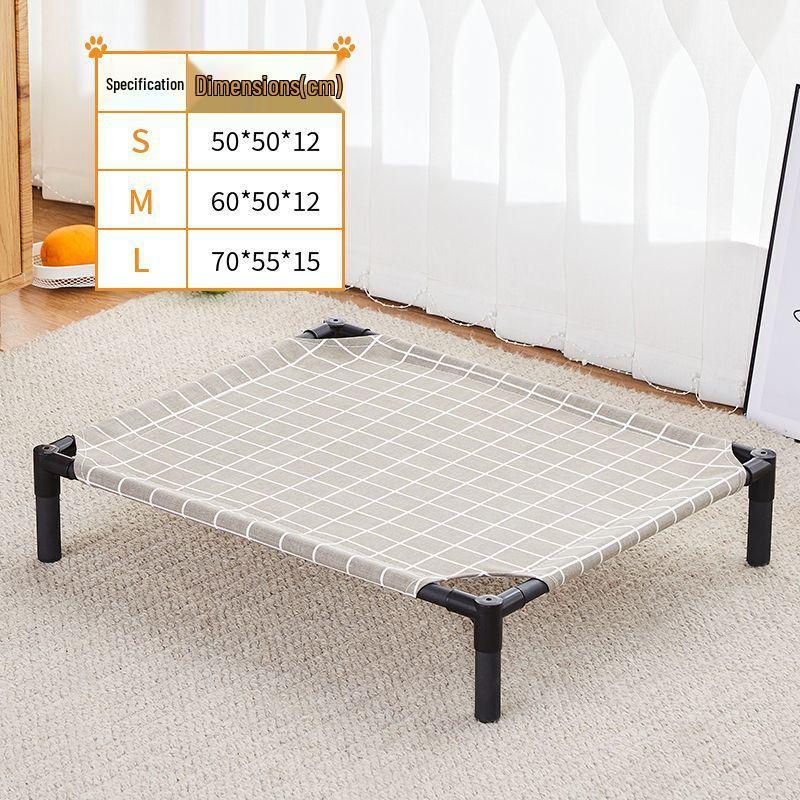 All-Season Pet Bed: Moisture-Proof, Breathable, Removable, Washable, Cool Off-the-Ground Nest for Cats and Dogs