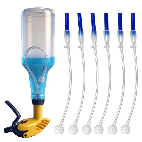 360-Degree Spray Bottle Adapter Includes Spray Bottle Nozzle Weighted Tubes Universal Fit Spray Bottle Replacement for Upside Down Multi-Angle Sprayer