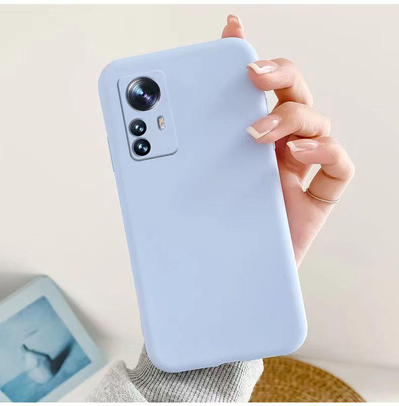Liquid Silicone Case for Xiaomi Redmi Note 12s Lens Protection Shockproof Cover For Redmi Note12s Note 12 S Matte Case Couqe
