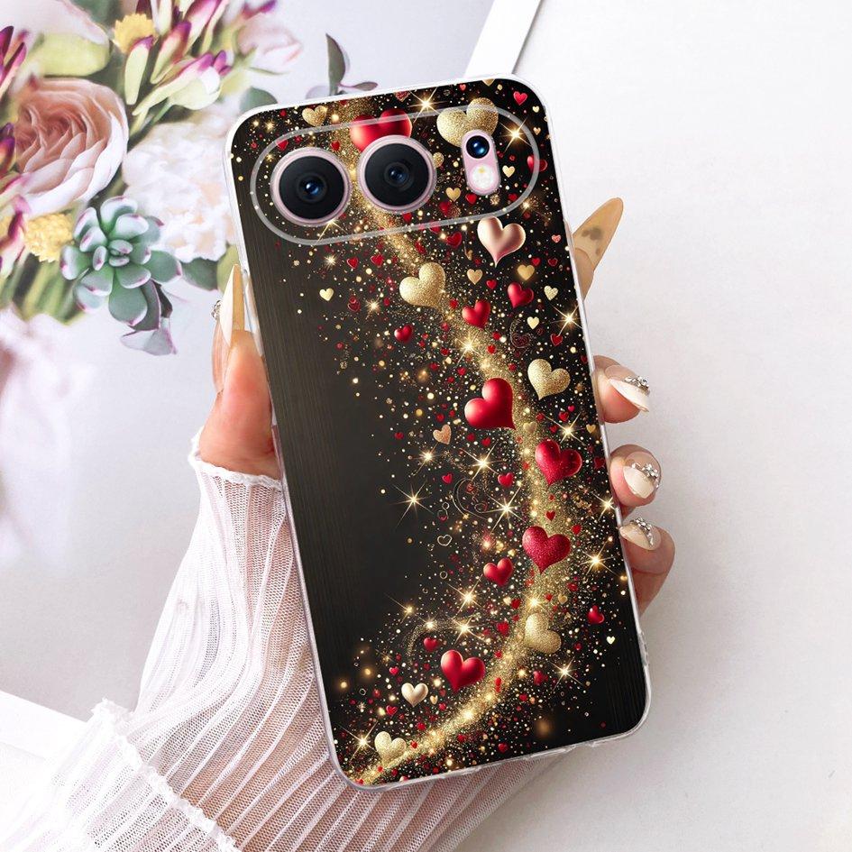 6.55" For Honor 500 5G Case Fashion Flower Bowknot Soft Slim Silicone Phone Cover For Honor 500 Pro Funda MEY-AN00 Honor500 Capa