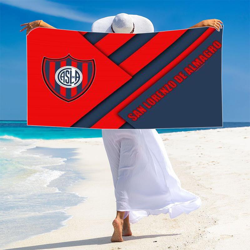 San Lorenzo Print Beach Towel, Large Soft Quick Dry Towel for Beach Camping Swimming