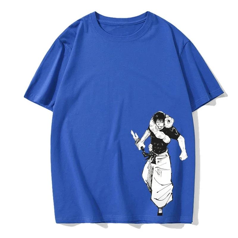 Bărbați de vară dimensiune europeană mânecă scurtă anime imprimare stradă îmbrăcăminte retro spălat tricou bărbați Harajuku model imprimare