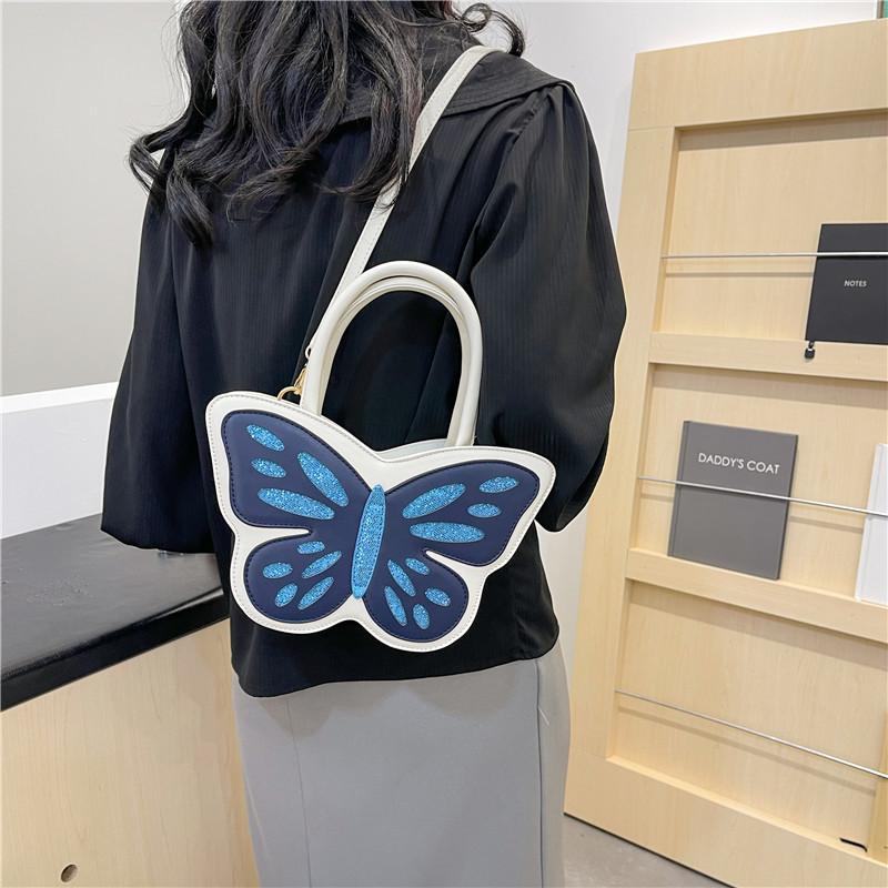 Bgas this year popular bag 2025 Mori soft girl fashion personalized design ins portable messenger small square bag pu