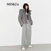 MO&Co. Women's 90% Duck Down Puff Jacket with Detachable Hood
