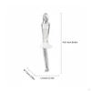 Shelf Sitter Resin Desktop Figurine SilverWhite Sitting Figure for Home Display Girl