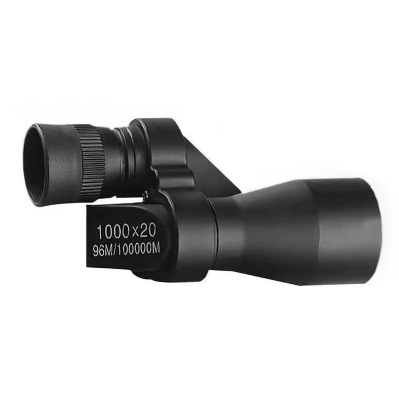 Portable Resin Mini Pocket Monocular Telescope 1000x20 High Magnification Zoom Outdoor Fishing Telescope for Hunting Camping