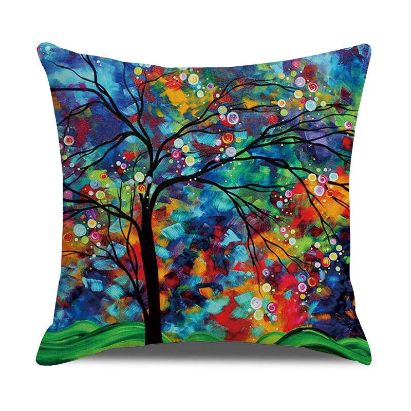 Printed Pillowcases, Linen Pillows, Sofa Pillows, Home Decoration Pillows