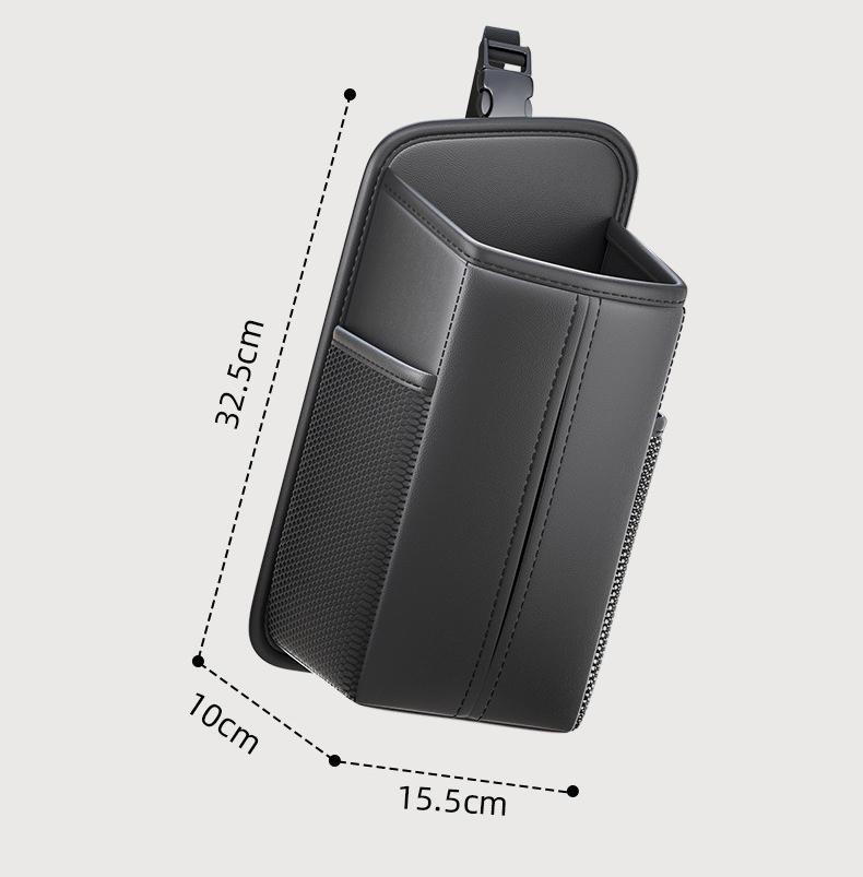 Car Tissue Box Car Seat Side Tissue Bag Multi-function Storage Bag Car Hanging Paper Box Storage Bag