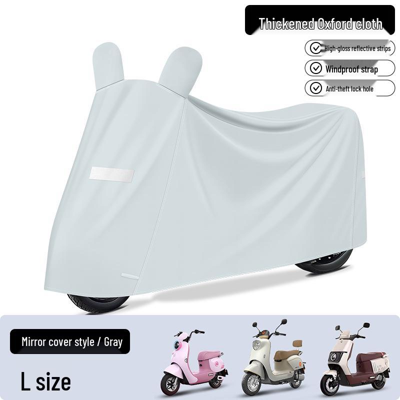 Thickened Sun & Rain Protection Cover for Electric Vehicles and Motorcycles