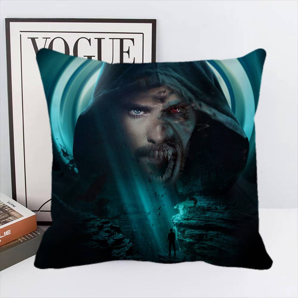 Morbius Movie Pillow Case Square Pillow Bedroom Sofa Leisure Comfort Cushion Home Decoration