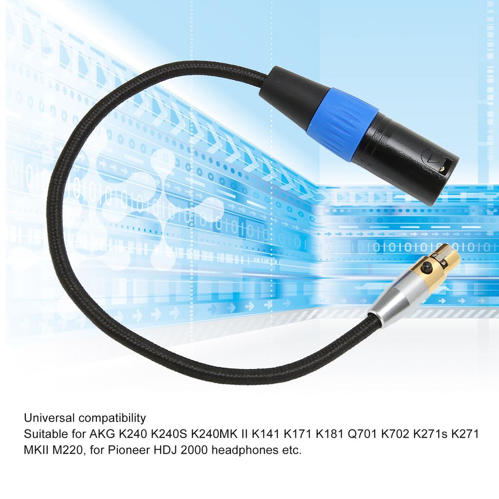 XLR Male to   XLR Female Cable Professional 3 Pin XLR Cable Adapter for Camera Mixer Microphone Recorder