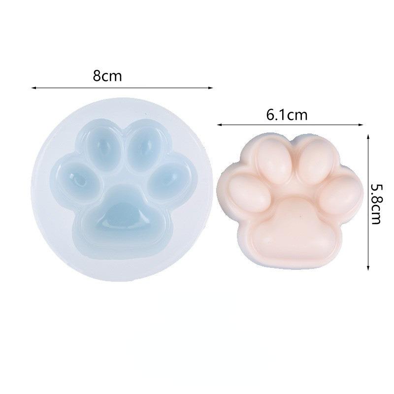 Formă din silicon cu gheare de pisică pentru bomboane pentru copt, budincă, fabricare manuală, săpun, prăjituri, furnituri de bucătărie
