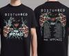 Disturbed The Game Sickness 25 Tour Two Sides Unisex T-Shirt Size S-5XL