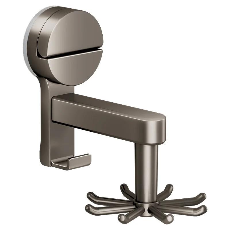 Сверхпрочный кухонный органайзер на присоске - Установка без сверления вращающийся на 360 крючок компактное крепление на дверцу шкафа или стену 2080₽