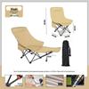 Adjustable Four-Gear Folding Recliner: Portable Moon Chair & Office Nap Bed