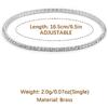 HZMAN 10 Pcs Tennis Stretch Bracelets Set for Women